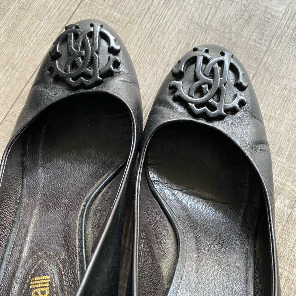 Roberto Cavalli | Size 9 | Monogrammed Heels - Picture 4 of 8